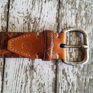 Martin Dingman crocodile grain belt